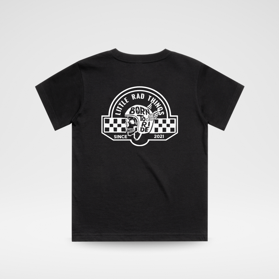 TIL DEATH DO WE RIDE TEE - VINTAGE BLACK