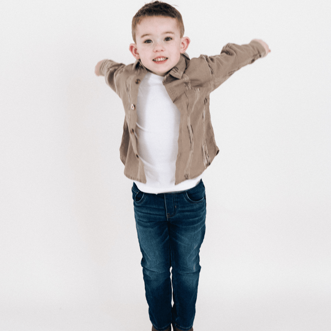 Hooded Embroidered Shirts- Child