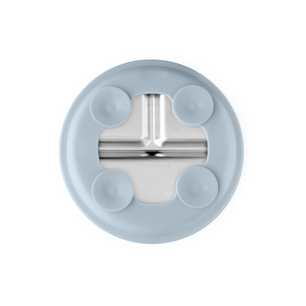 Stainless Steel Suction Plate Set of 2 (Butter Yellow & Baby Blue)