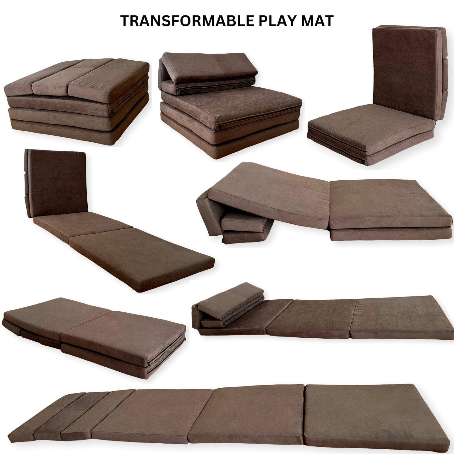 Transformable Kids Play Mat and Couch for Playtime and Relaxation