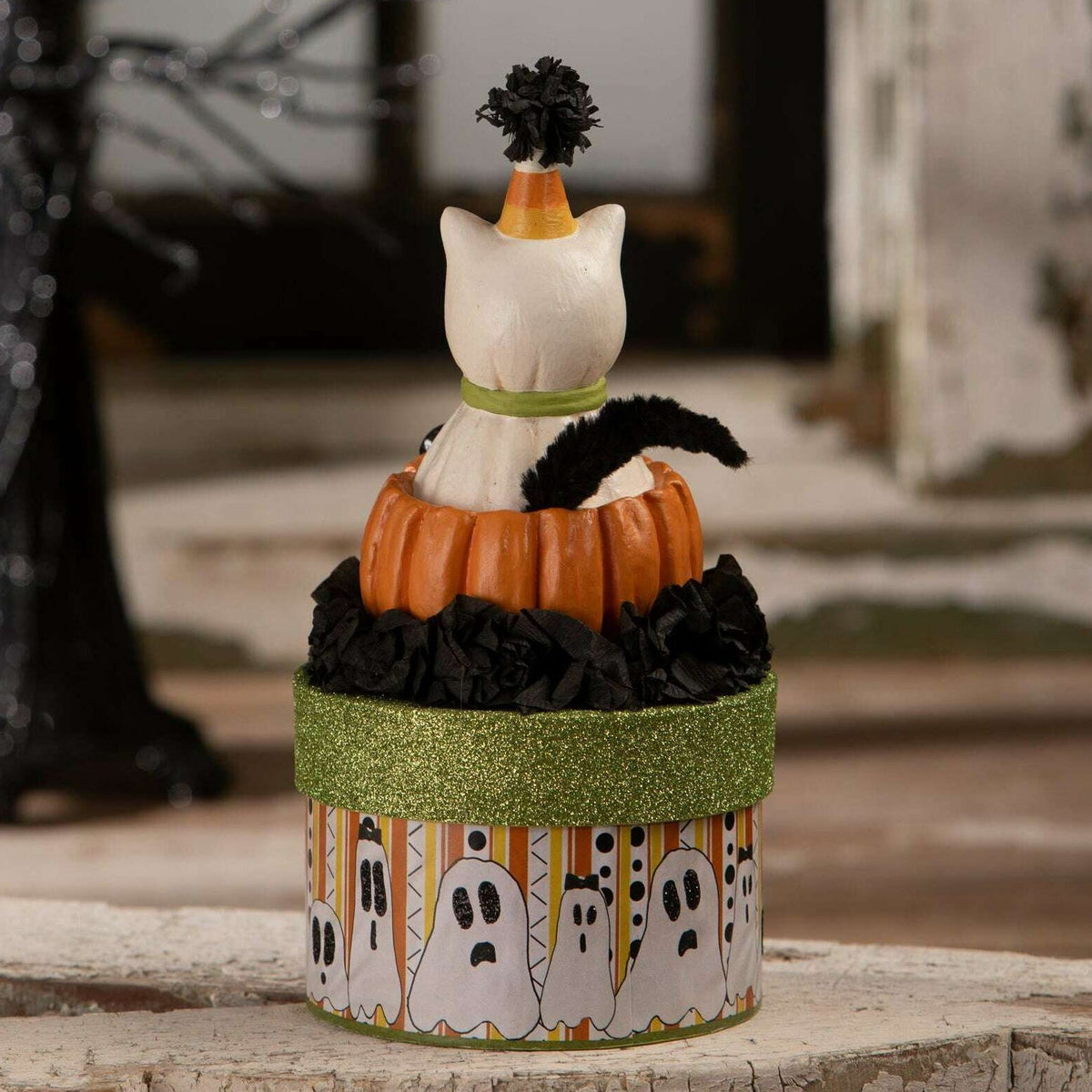 Treat Casper on Box | Halloween Decor | Bethany Lowe
