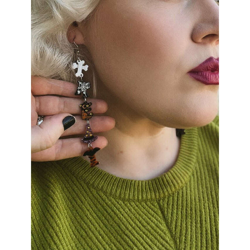 Trick or Treat Earrings by Lipstick & Chrome