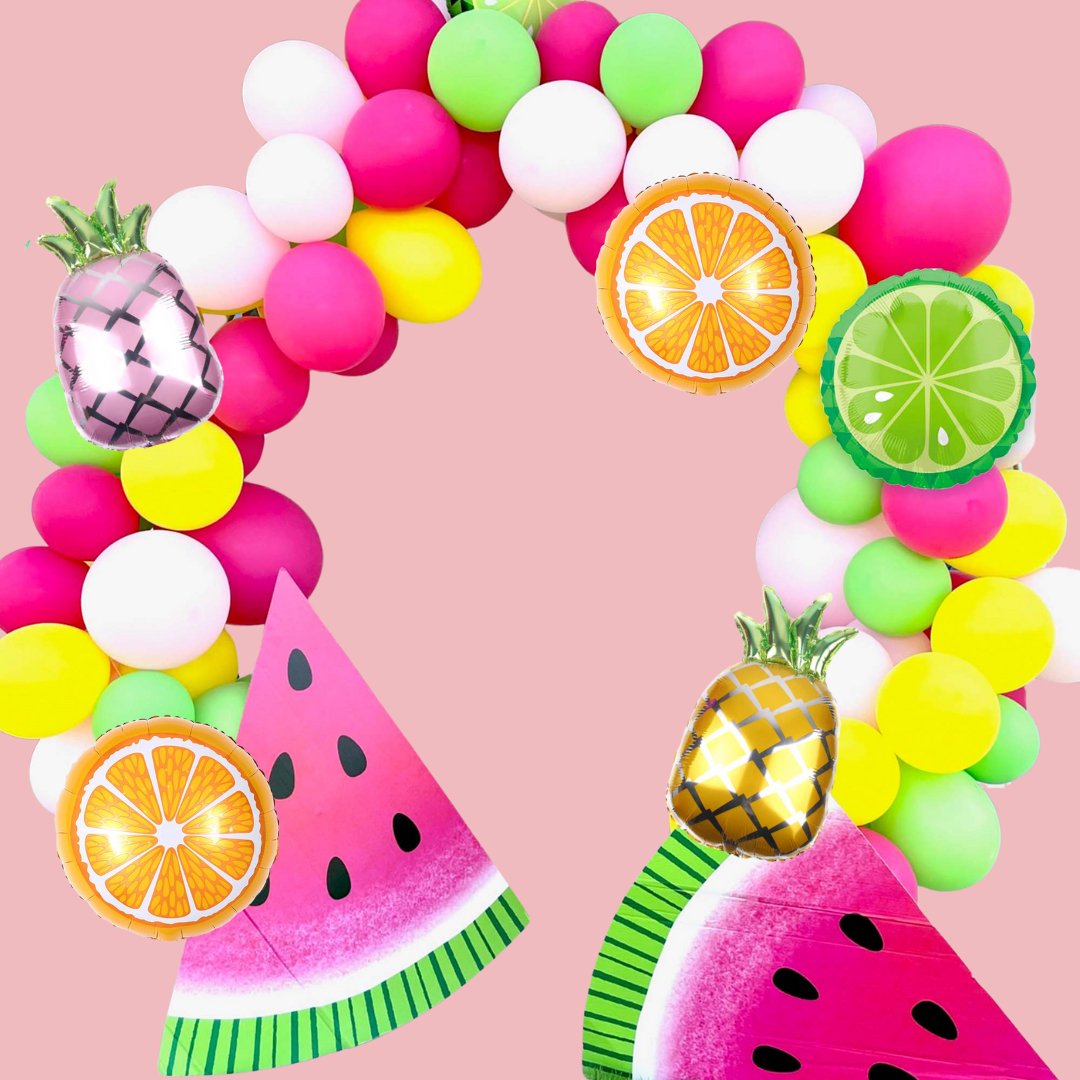 Pink and Gold Pineapple Balloon