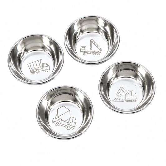 Trucks Stainless Steel Small Bowl Set (Four)