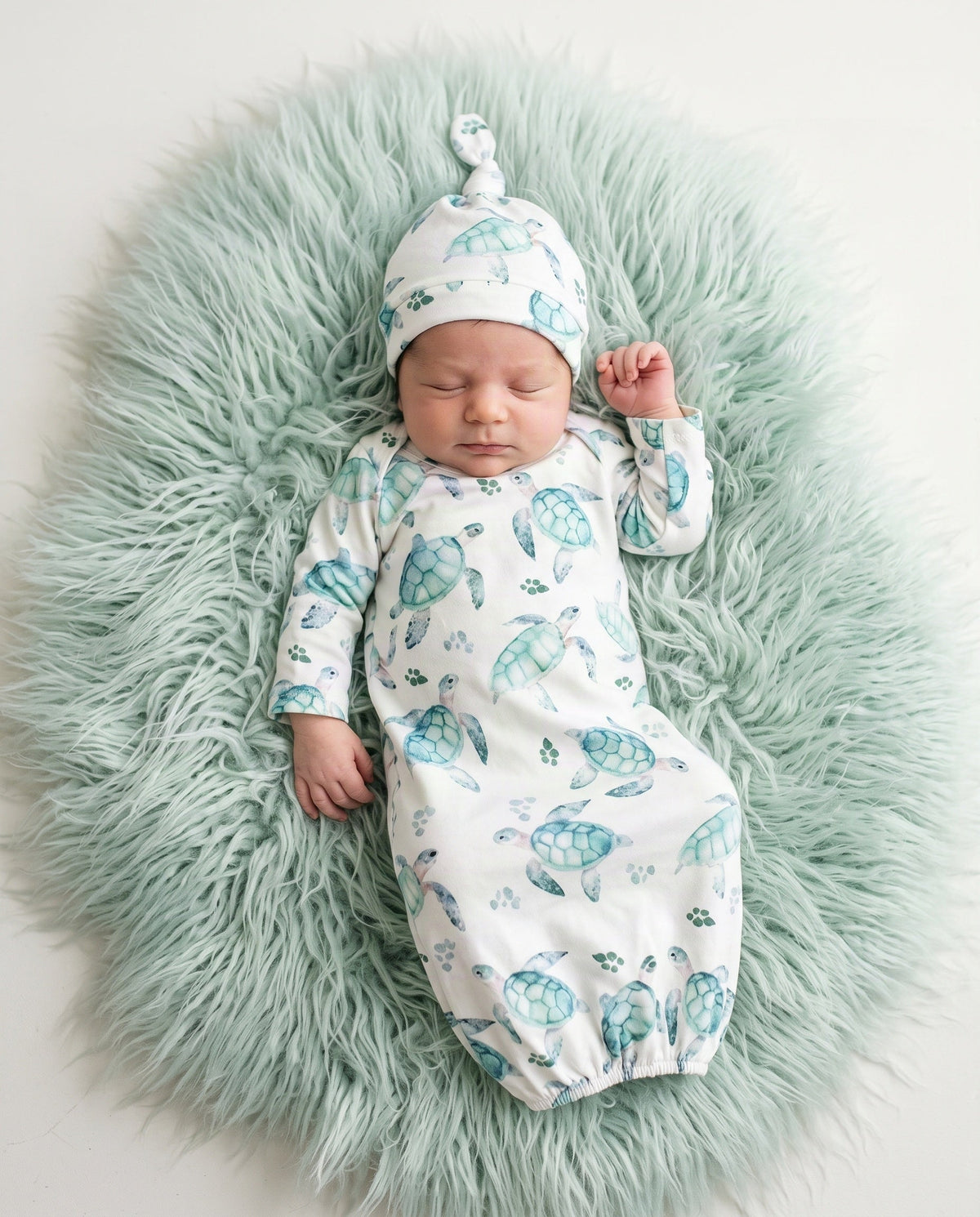 Sea Turtle Baby Gown