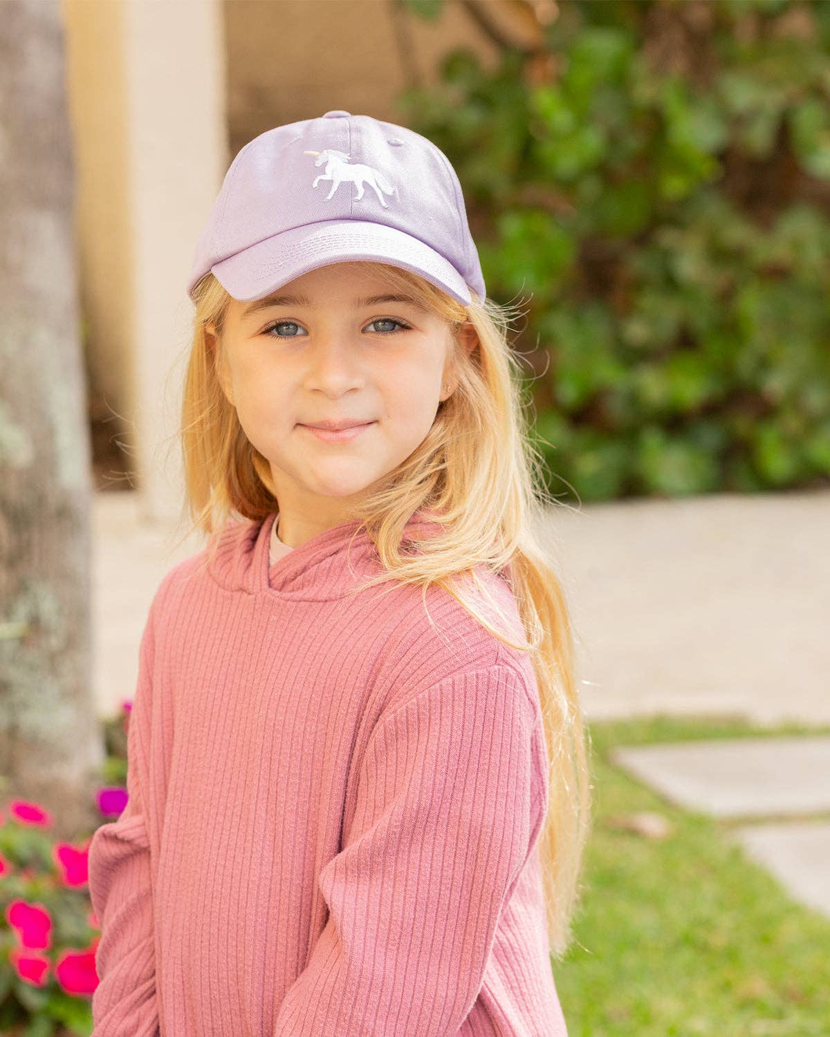 Rainbow Unicorn Sun Hat for Girls