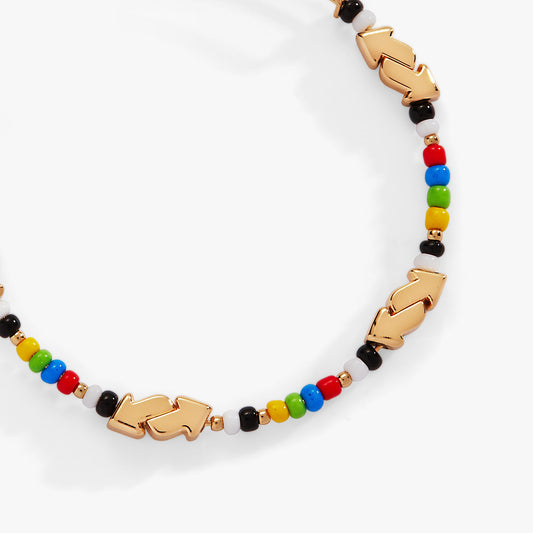 UNO™ Reverse Card Beaded Bangle