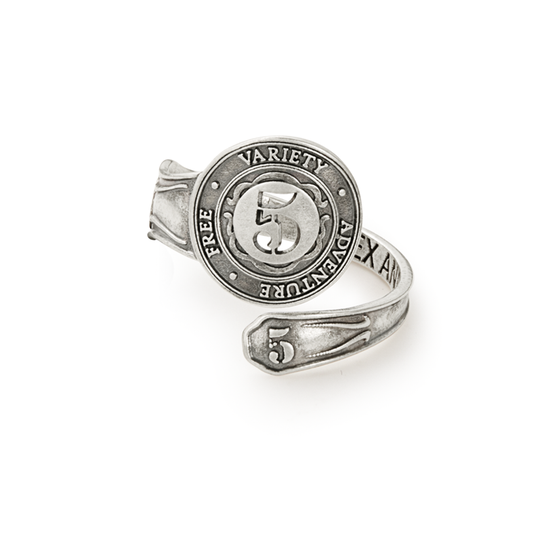 Number 5 Spoon Ring | Free, Variety, and Adventure