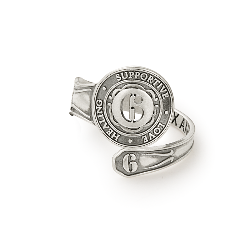 Number 6 Spoon Ring | Healing, Supportive, and Love
