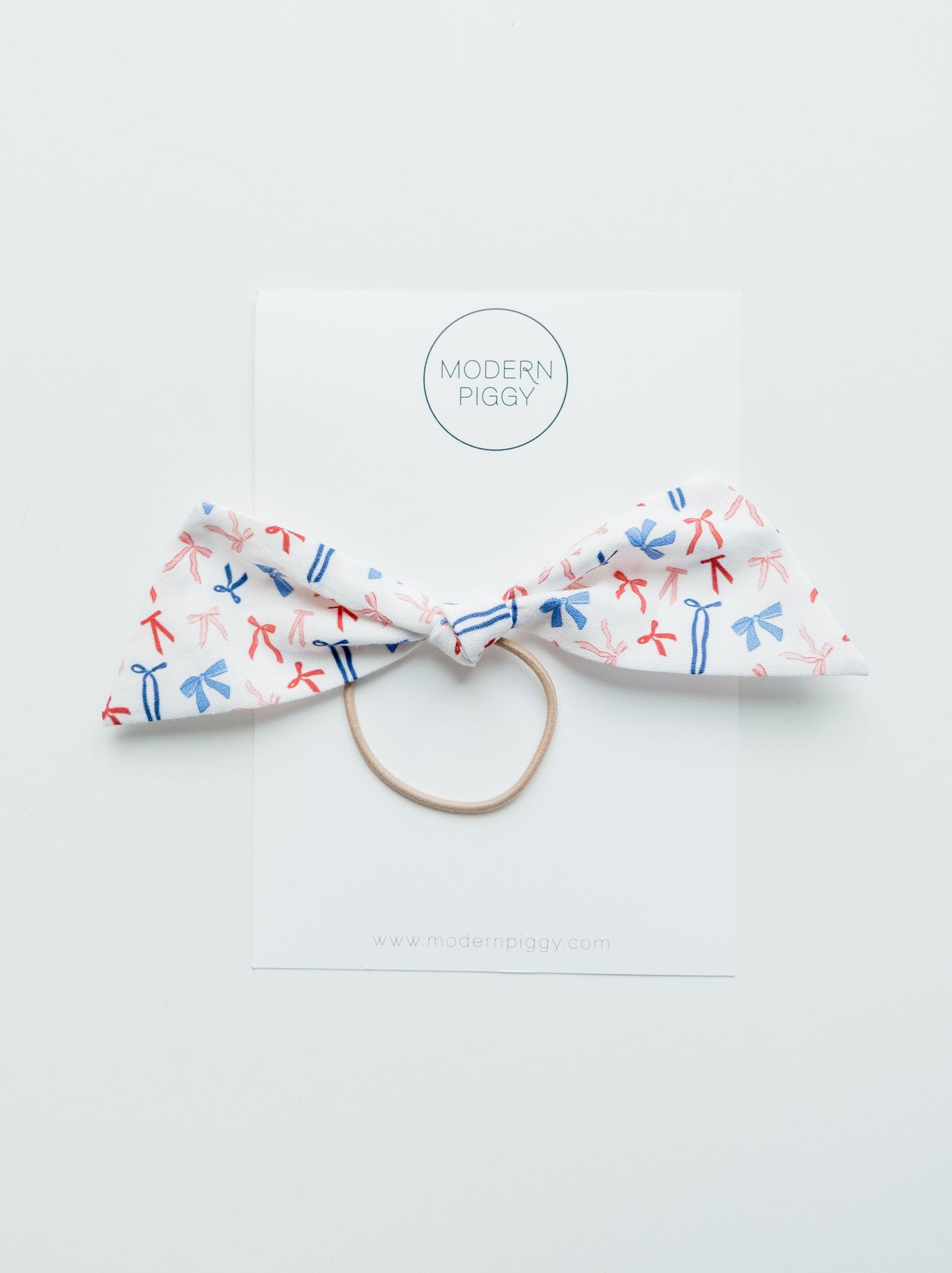 Red White and Bow | Modern Knot