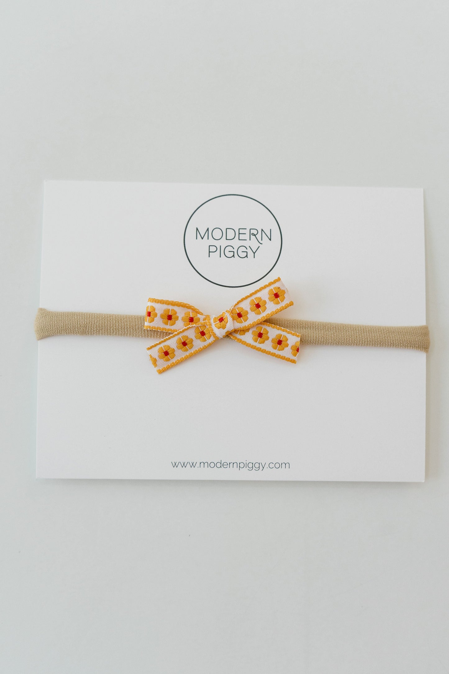 Daisy Chain- Yellow  | Ribbon Bow