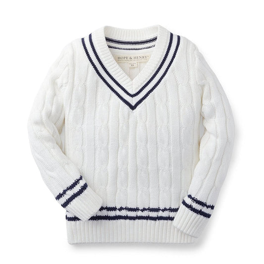 V-Neck Cricket Sweater
