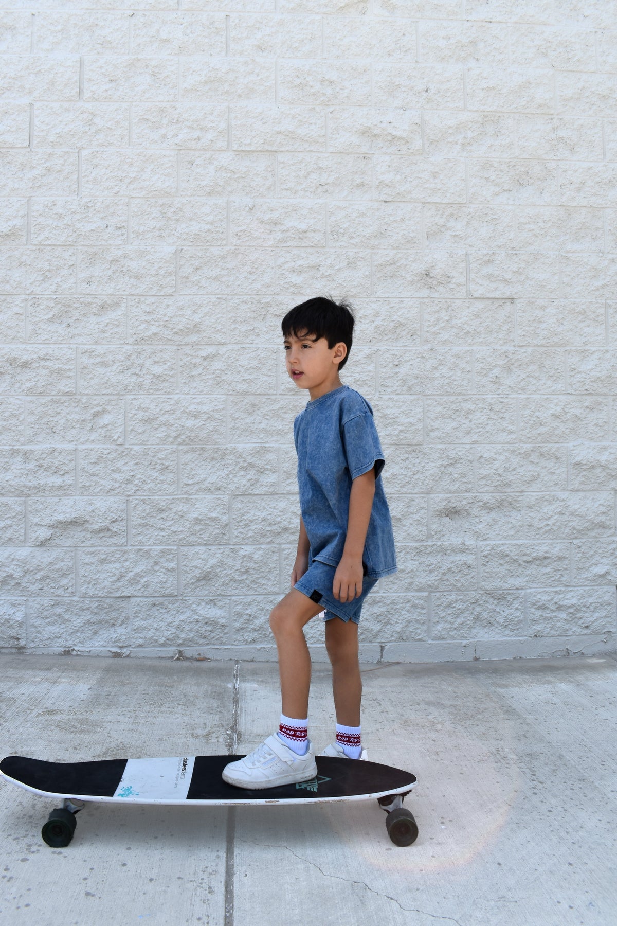 STONE WASH TEE - VINTAGE BLUE