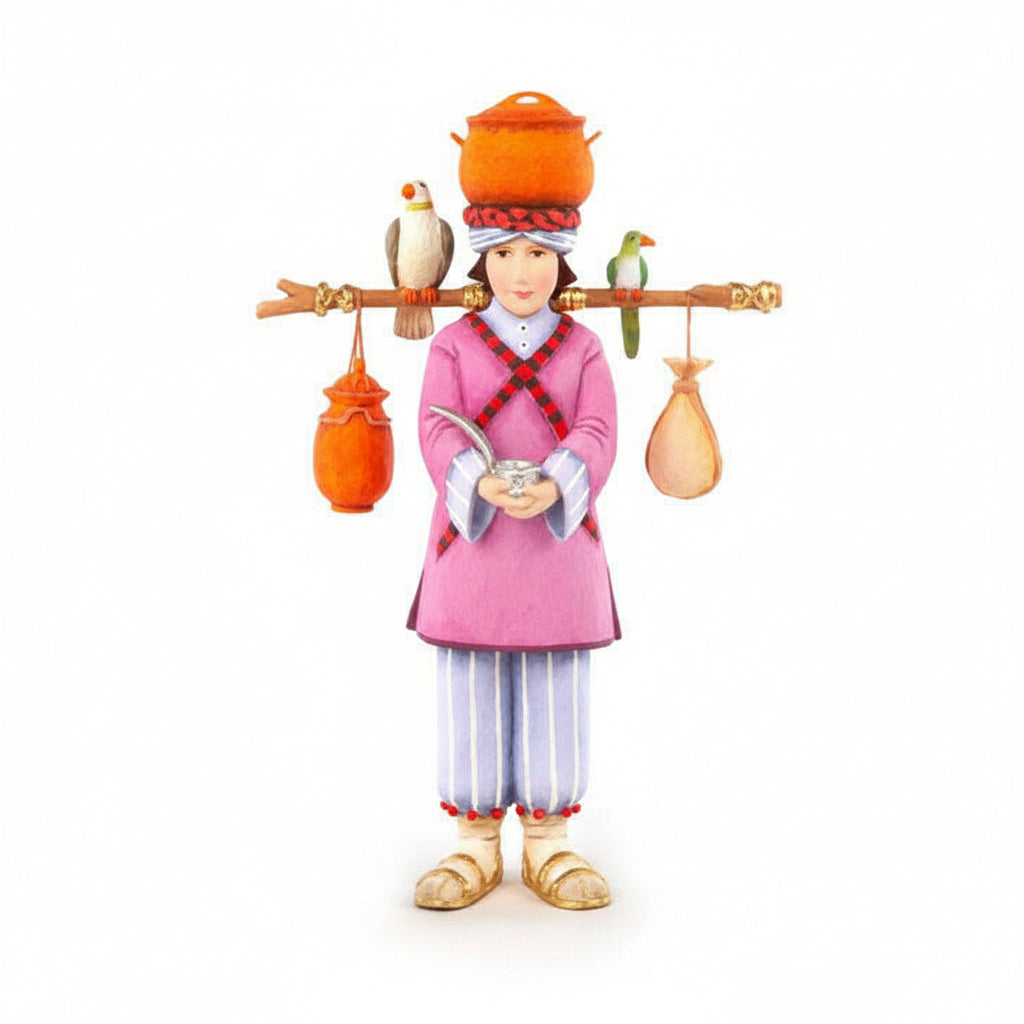 Water Carrier Nativity Figure by Patience Brewster