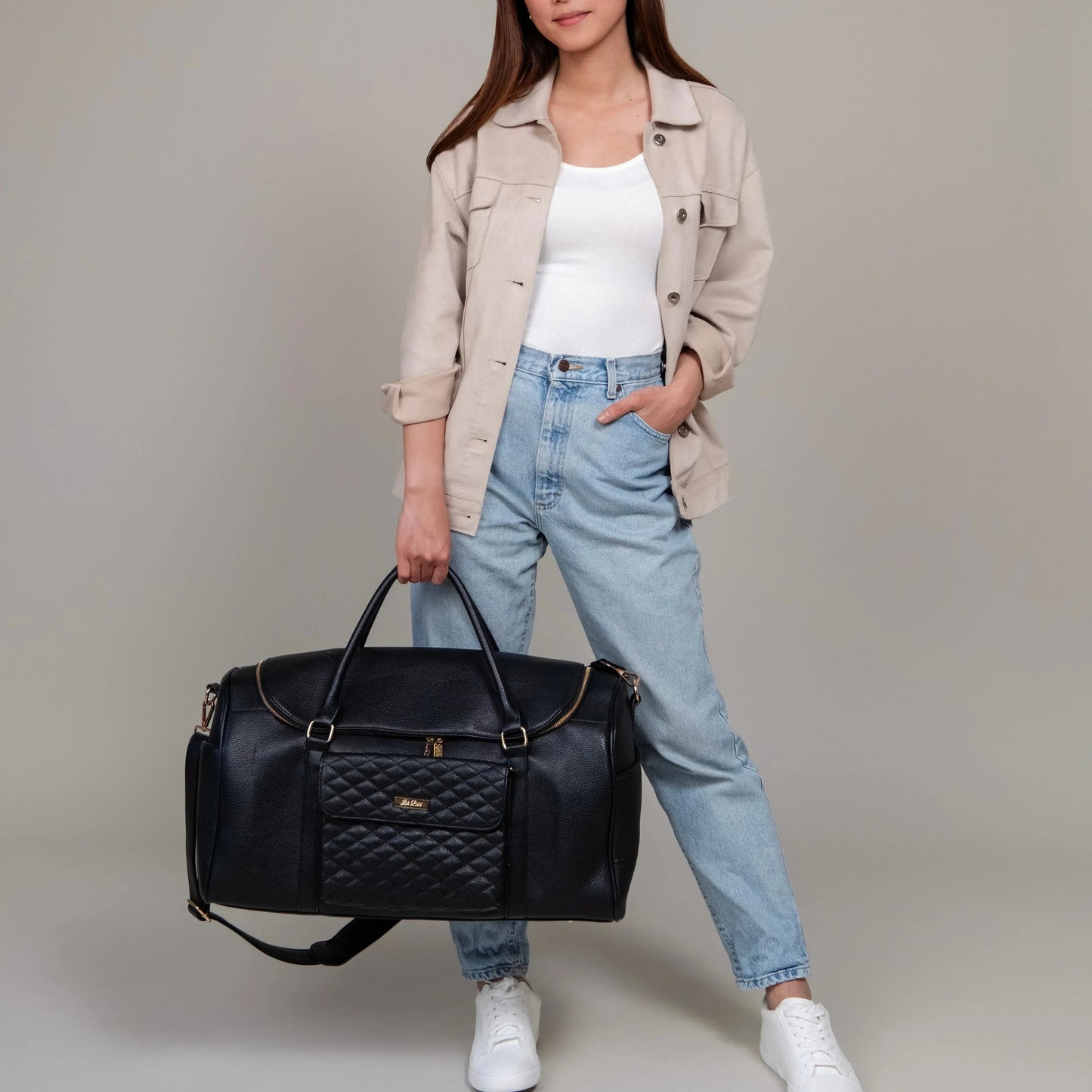 Weekender Travel Bag | Ebony Black