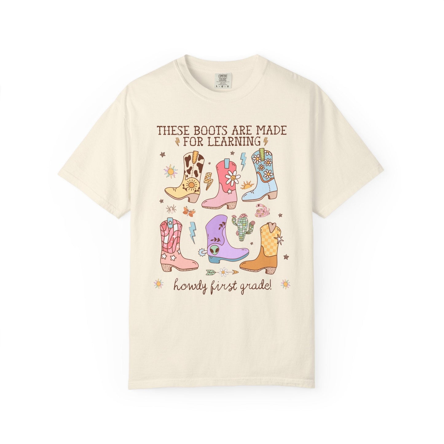 Western First Grade Teacher Tee