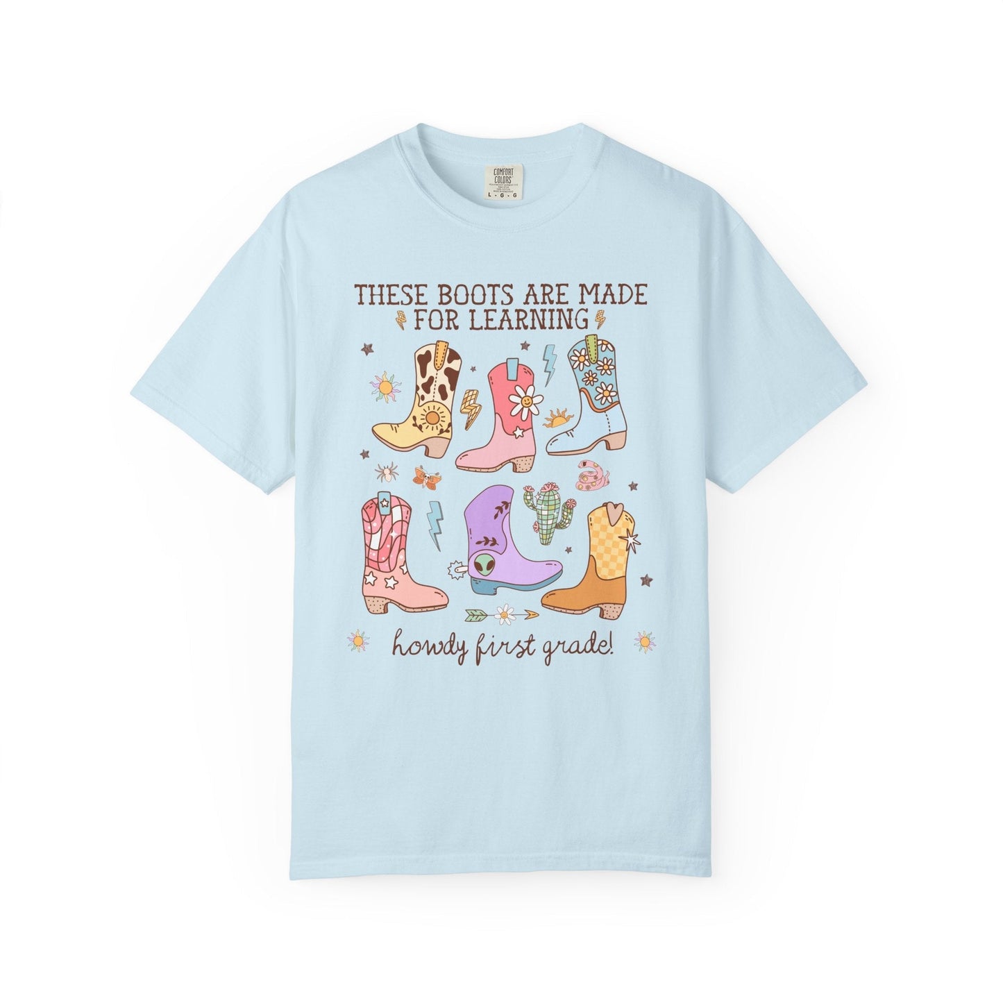 Western First Grade Teacher Tee