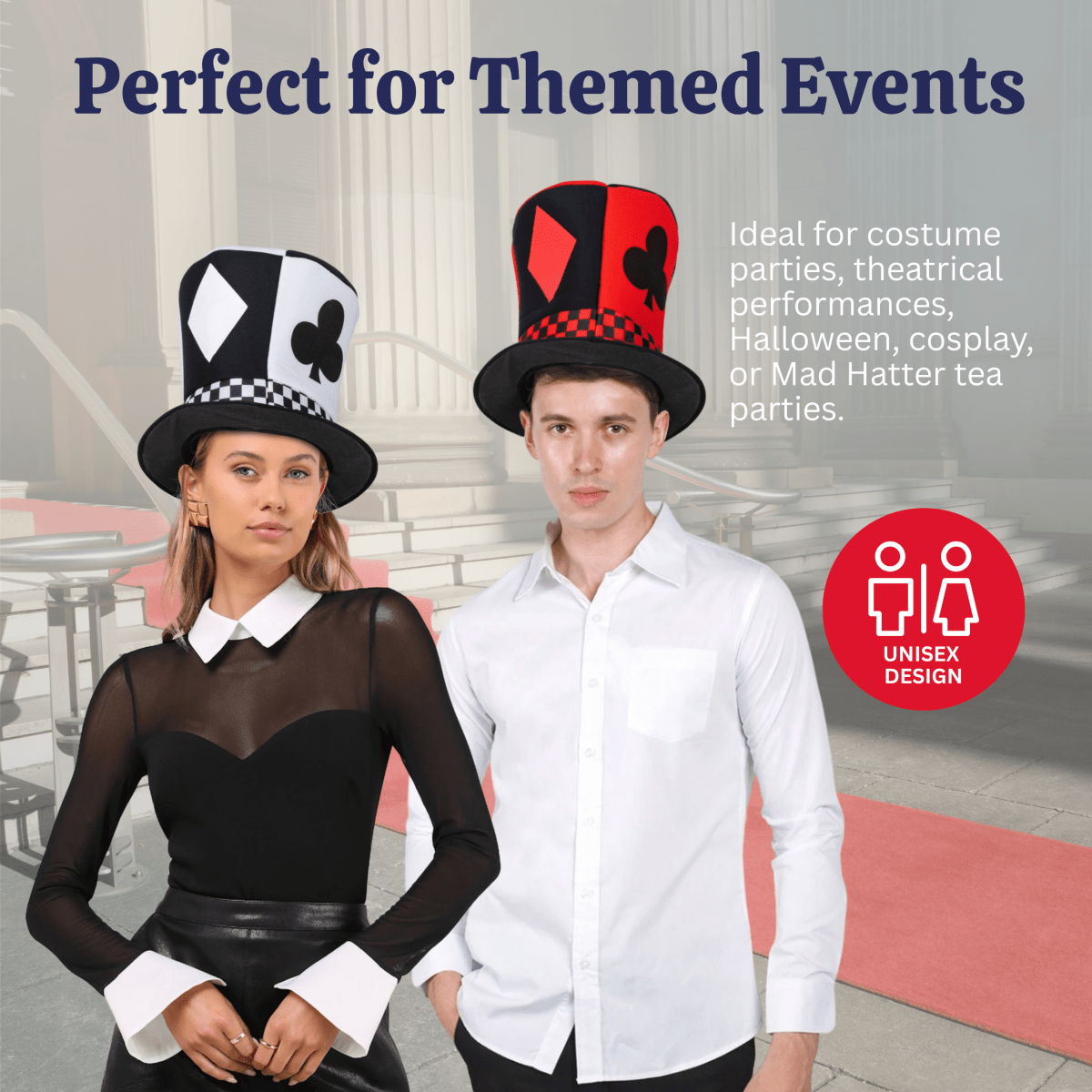 Whimsical Novelty Top Hat for Adults