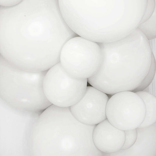 White Balloon Garland