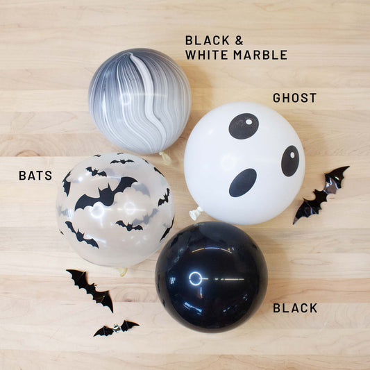 White Ghost Balloon Pack