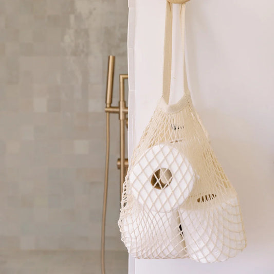 Organic Wide Mesh Tote