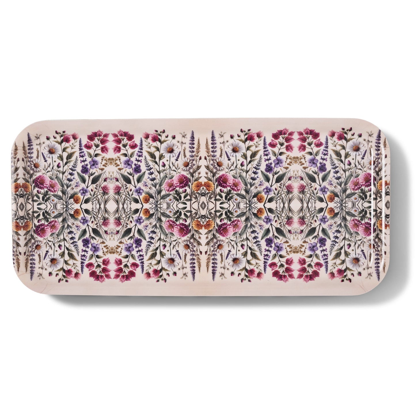 Wildflowers Birchwood Small Decorative Tray