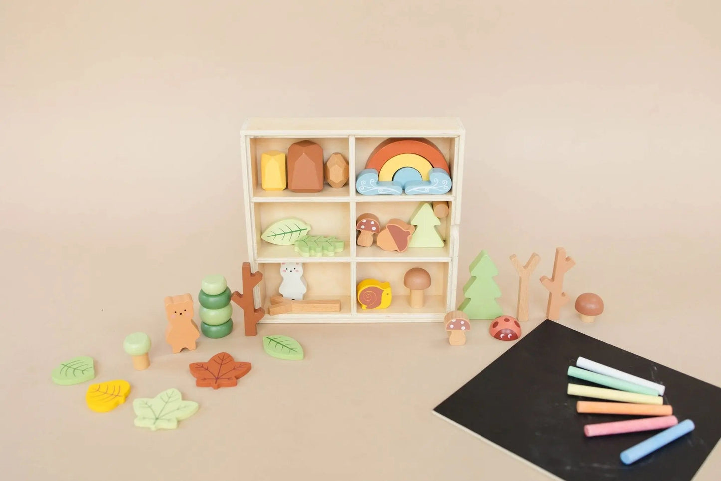 Wooden Forest Sensory Bin