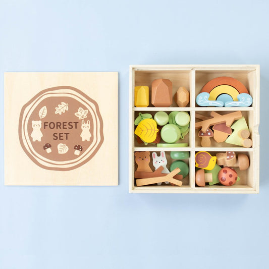 Wooden Forest Sensory Bin
