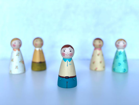 Wooden Peg Dolls Boy/Girl