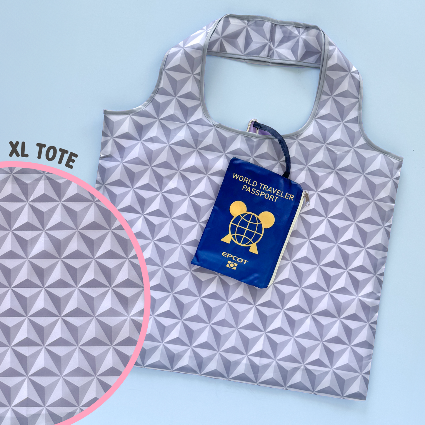 World Traveler Reusable TOTE BAG