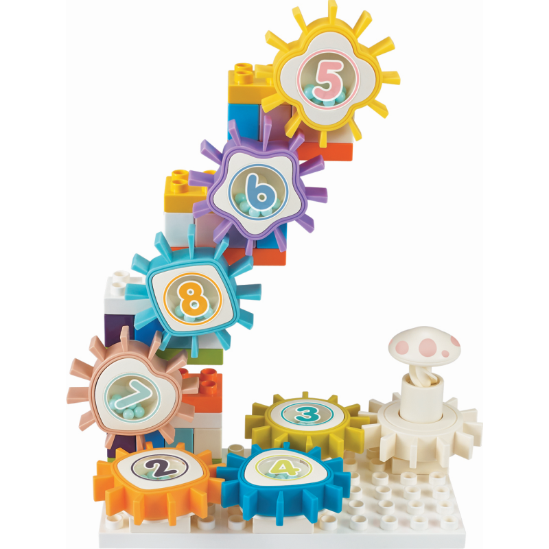 WHIRLY GEARS Construction Building Set