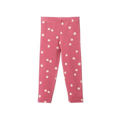 Baby Leggings - Speckle Raspberry Print