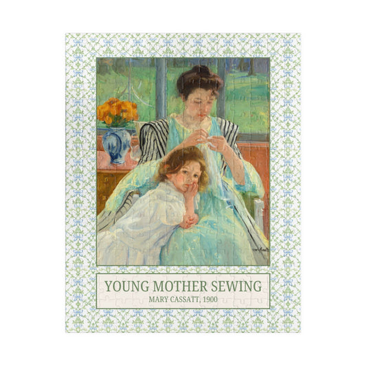 Young Mother Sewing by Mary Cassatt