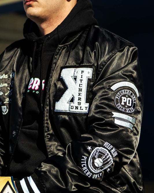 YOUTH Black Velo Klub Bullpen Jacket