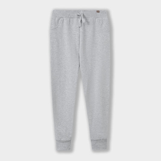 Combed Cotton Sweatpants - Gray