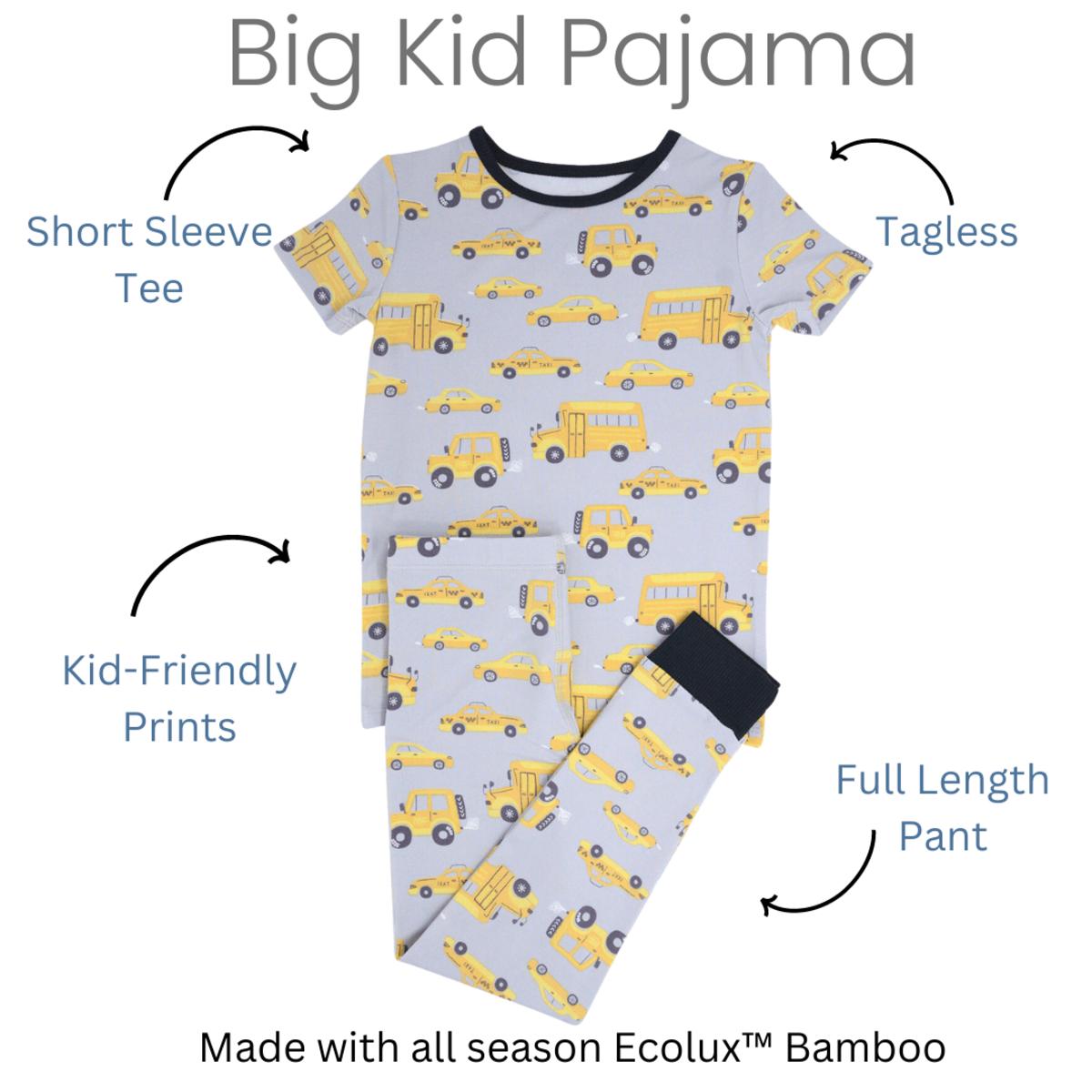 Little Slugger Baseball Aqua pajamas