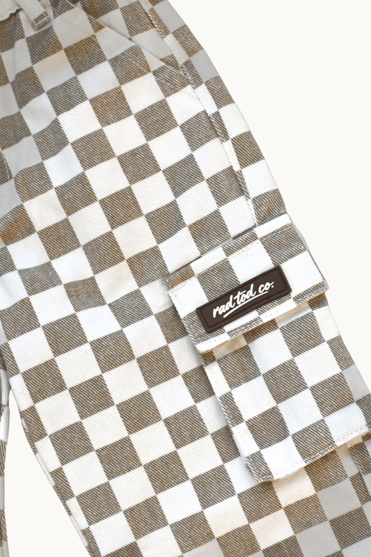 ZIGGY DENIM - OAT CHECKERS